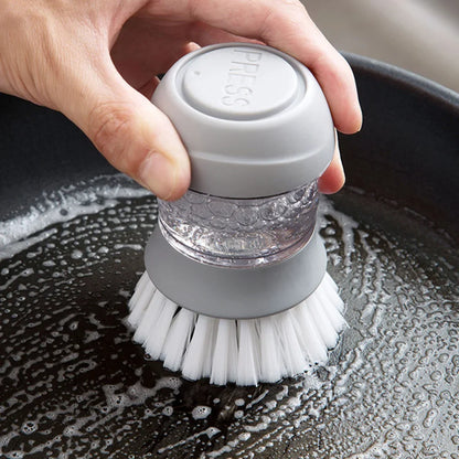 Brosse à vaisselle avec distributeur de savon